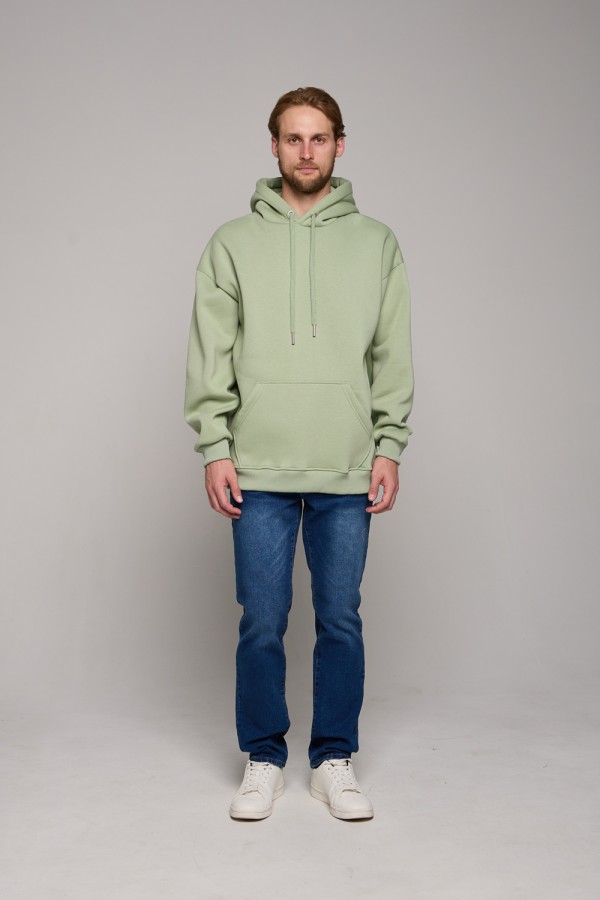 Оверсайз худи нежная фисташка унисекс (мужская) | Light pistachio Hoodie Oversize Unisex man   Магазин Толстовок OVERSIZE Hoodie Man / Мужские Худи Оверсайз