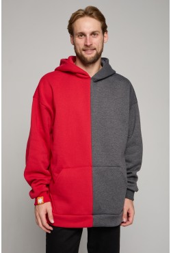 !LiMiTi МодельHalf&Half Blank Oversized MAN