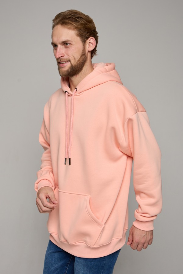 Худи Оверсайз Персиковая Толстовка Мужская (унисекс)   Магазин Толстовок OVERSIZE Hoodie Man / Мужские Худи Оверсайз