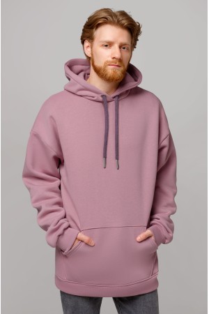 Худи толстовка оверсайз пудровая