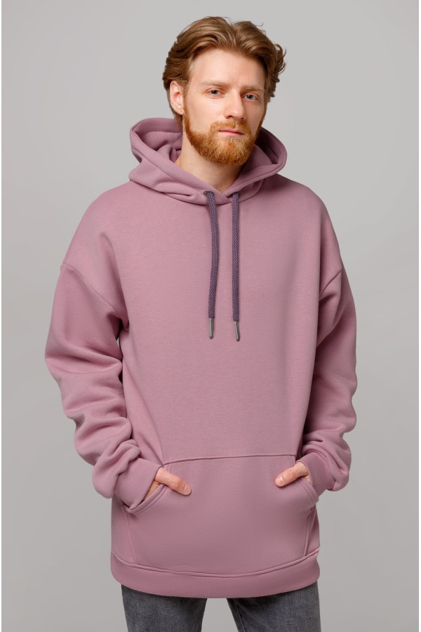  Powder color hoodie OVERSIZE XS-44-Unisex-(Мужской)    Худи толстовка оверсайз пудровая 