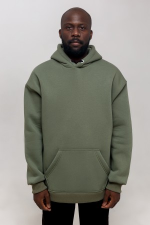 Худи Оверсайз - Болотная Толстовка Мужская