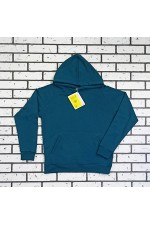 Худи оверсайз цвет морска глубина женская (унисекс)   Магазин Толстовок Женские теплые худи оверсайз с начесом