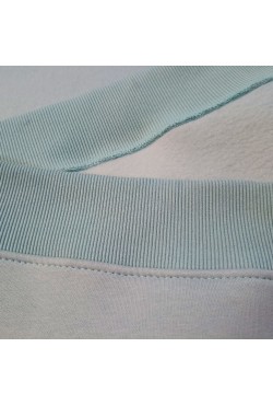 Детское худи оверсайз цвет тиффани  - толстовка для ребенка от 3х лет 340гр/м.кв