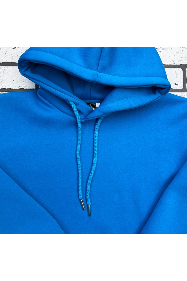 Худи оверсайз мужская бирюзовая утепленная (унисекс)   Магазин Толстовок Мужские теплые худи оверсайз с начесом