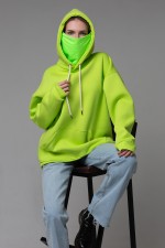 Lime color hoodie OVERSIZE unisex    Lime Hoodie OVERSIZE unisex - Лаймовое Худи Оверсайз унисекс 