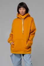 Горчичное худи оверсайз женское   Магазин Толстовок Женские теплые худи оверсайз с начесом