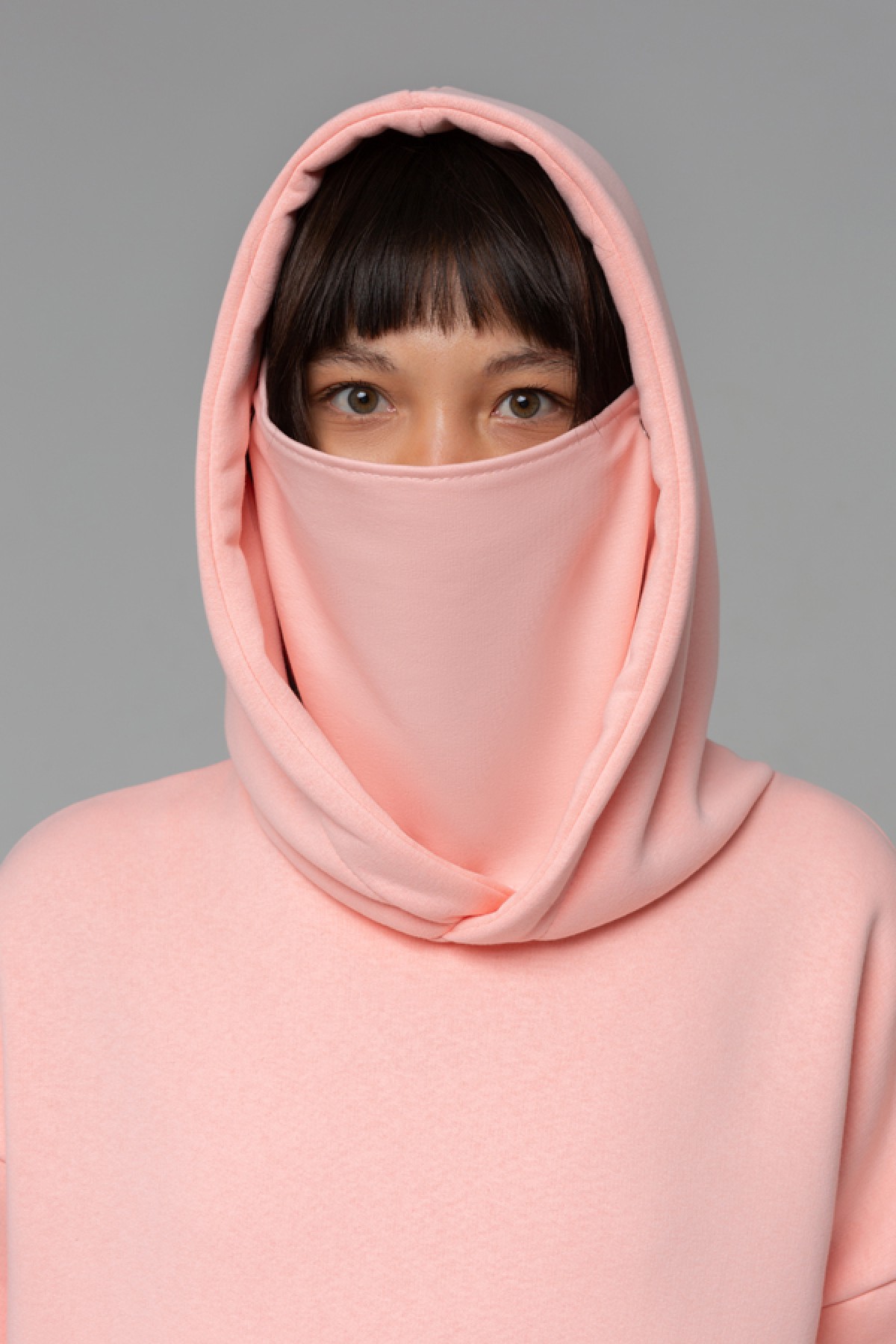 Soft pink Hoodie OVERSIZE unisex - Нежно розовый Худи Оверсайз унисекс — фото 2