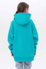 Утепленные зимние худи оверсайз подростковые Подростковое худи Oversize UNISEX Аква 1 Подростковое худи Oversize UNISEX Аква Магазин Толстовок Утепленные зимние худи оверсайз подростковые