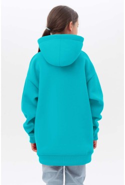Подростковое худи Oversize UNISEX Аква Подростковое худи Oversize UNISEX Аква