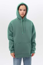  Teenage oversized UNISEX eucalypt XS-36-38-Teenage-(Подростковый)    Подростковое худи Oversize UNISEX цвет эвкалипт 