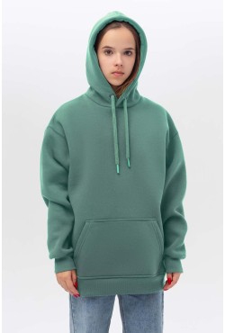 Подростковое худи Oversize UNISEX цвет эвкалипт