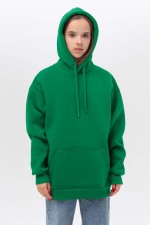  Teenage oversized UNISEX green XS-36-38-Teenage-(Подростковый)    Подростковое худи Oversize UNISEX ярко-зеленое 