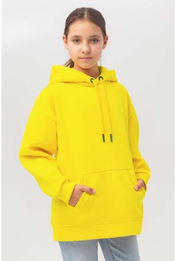 Подростковое худи Oversize UNISEX лимонно желтое Подростковое худи Oversize UNISEX лимонно желтое