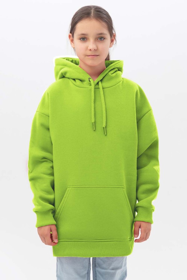 Подростковое худи Oversize UNISEX Лайм Teenage Oversized UNISEX lime Hoodie XL-44-46-Teenage-(Подростковый) Подростковое худи Oversize UNISEX Лайм