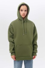  Teenage oversized UNISEX palm green XS-36-38-Teenage-(Подростковый)    Подростковое худи Oversize UNISEX цвет пальмовый зеленый 