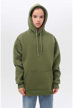 Подростковое худи Oversize UNISEX цвет пальмовый зеленый
