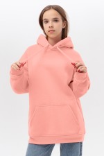  Teenage Oversized UNISEX Peachy Hoodie L-42-44-Teenage-(Подростковый)    Подростковое худи Oversize UNISEX Персиковое 