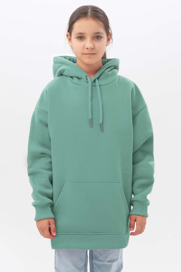  Teenage Oversized UNISEX Sage Hoodie XS-36-38-Teenage-(Подростковый)    Подростковое худи Oversize UNISEX цвет шалфей 