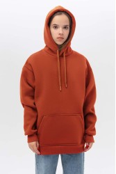 Подростковое худи Oversize UNISEX терракотовое