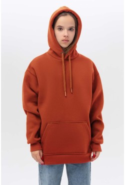 Подростковое худи Oversize UNISEX терракотовое