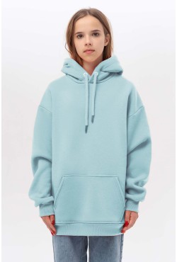 Подростковое худи Oversize UNISEX цвет тиффани