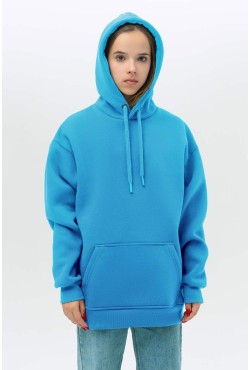 Подростковое худи Oversize UNISEX бирюзовая