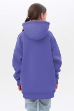Подростковое худи Oversize UNISEX Черничный Йогурт   Магазин Толстовок Утепленные зимние худи оверсайз подростковые