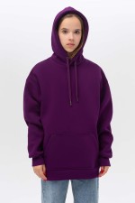  Teenage Oversized UNISEX Wine Hoodie XL-44-46-Teenage-(Подростковый)    Подростковое худи Oversize UNISEX Винный цвет 