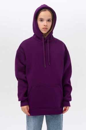 Подростковое худи Oversize UNISEX Винный цвет