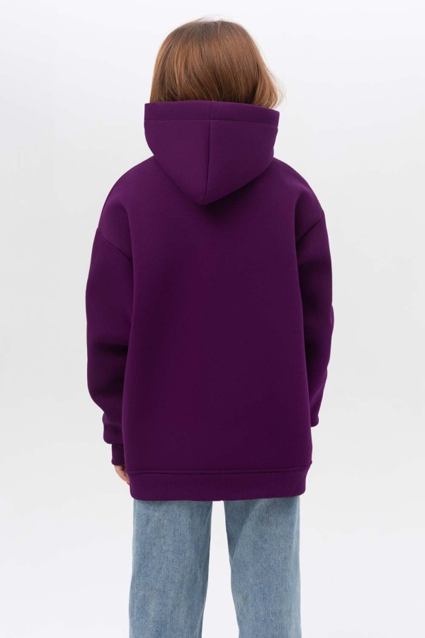 Подростковое худи Oversize UNISEX Винный цвет   Магазин Толстовок Утепленные зимние худи оверсайз подростковые
