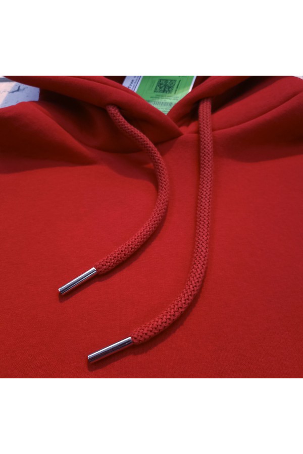 Худи Оверсайз Красная Мужская толстовка (унисекс)   Магазин Толстовок Мужские теплые худи оверсайз с начесом