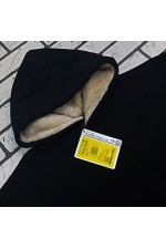 Худи эксклюзив - черная толстовка оверсайз с рожками   Магазин Толстовок Женские теплые худи оверсайз с начесом