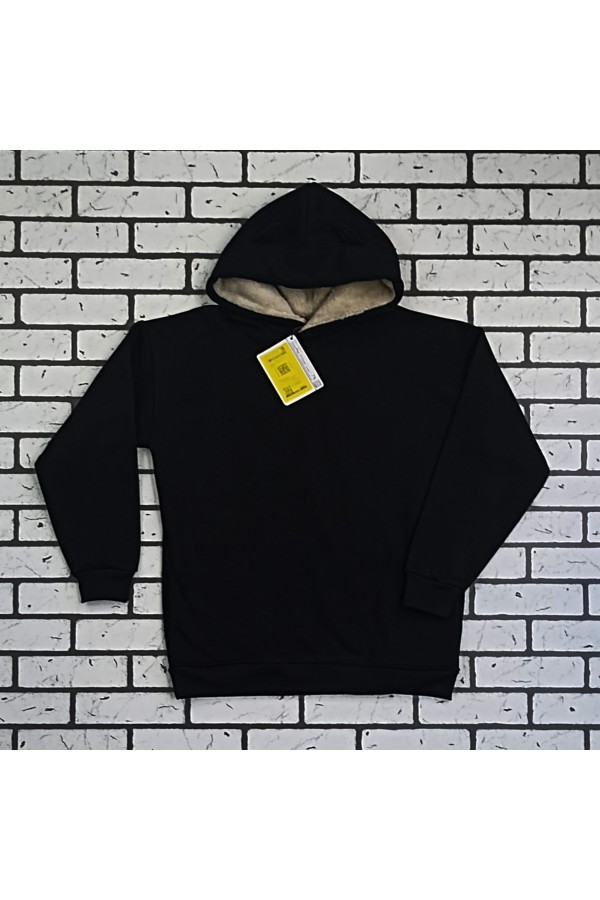 Худи эксклюзив - черная толстовка оверсайз с рожками   Магазин Толстовок Женские теплые худи оверсайз с начесом