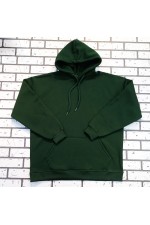 Толстовка Худи Оверсайз Цвет Темно-Зеленый Женская унисекс   Магазин Толстовок Женские теплые худи оверсайз с начесом