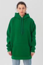  Bright green hoodie oversize woman XXXL-56-Unisex-(Женский)    Ярко-зеленая толстовка худи оверсайз женская 