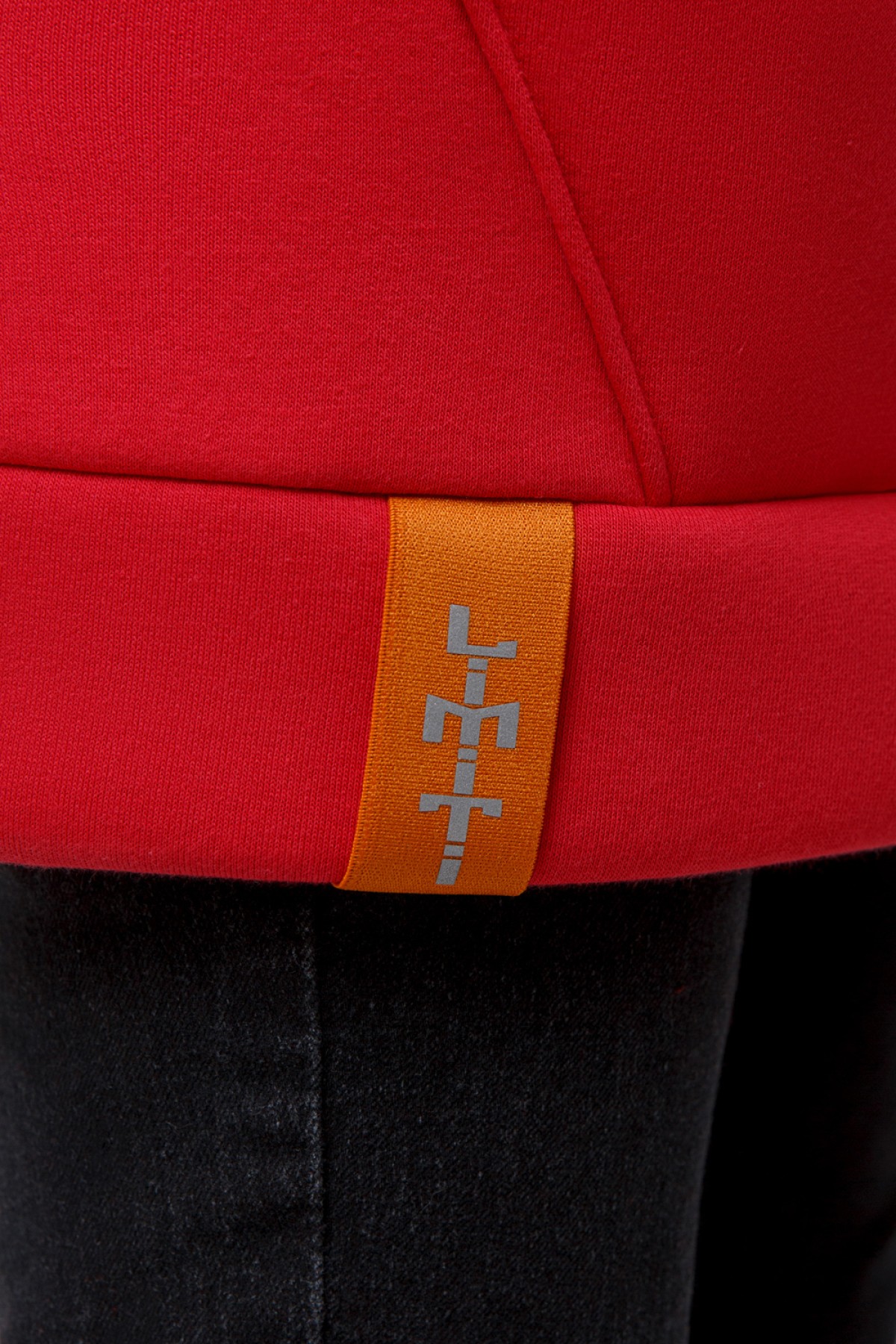 !LiMiTi Half&Half Blank Oversized толстовка худи утепленная женская — фото 7