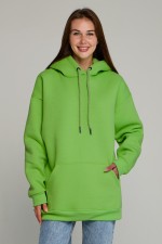  Wasabi color hoodie OVERSIZE woman unisex XXXL-56-Unisex-(Женский)    Толстовка худи Оверсайз цвет зеленый васаби унисекс женская 