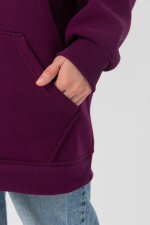 Толстовка худи оверсайз бордовая (вино) женская унисекс    Магазин Толстовок Женские теплые худи оверсайз с начесом