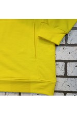Оверсайз худи петельная без начеса желтая унисекс (мужская)   Магазин Толстовок Худи оверсайз без начеса мужские