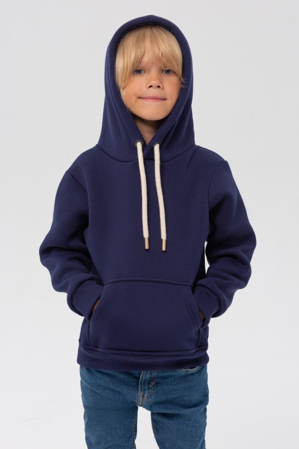  Kids hoodie premium Rich Blue 2XS-34-Kids-(На_деток)    Детское худи Темно-синее 