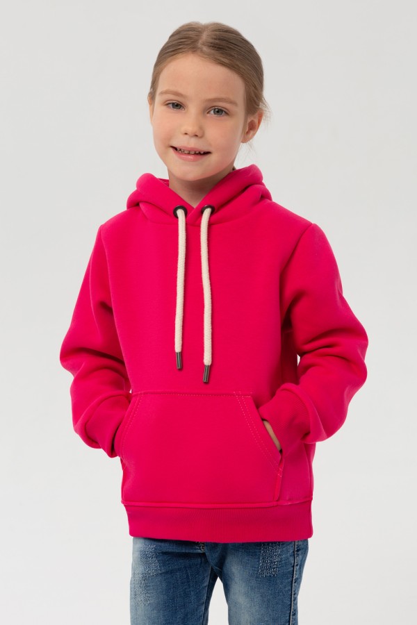  Kids hoodie premium Fuchsia 8XS-22-Kids-(На_деток)    Детское худи - толстовка премиум качества для ребенка от 3х лет Фуксия 340гр/м.кв 