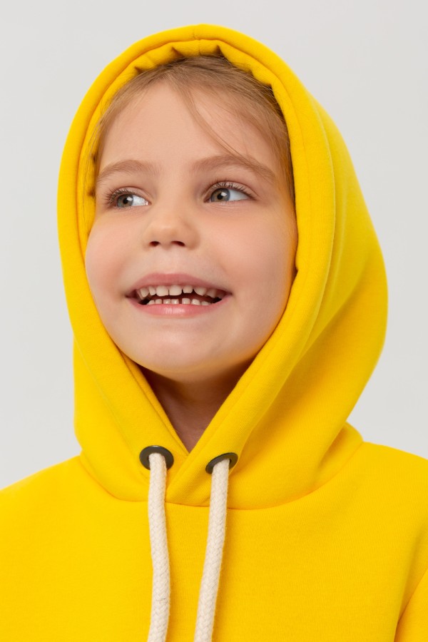 Детское худи желтое - толстовка премиум качества для ребенка от 3х лет    Магазин Толстовок Детские Толстовки Премиум - Фотографии на Девочках