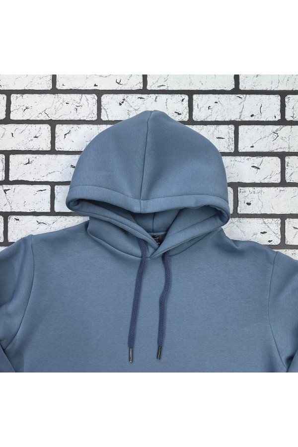 Premium Hoodie Woman Женская худи с капюшоном премиум цвет байкал 340гр/м.кв 5 Женская худи с капюшоном премиум цвет байкал 340гр/м.кв Магазин Толстовок Premium Hoodie Woman