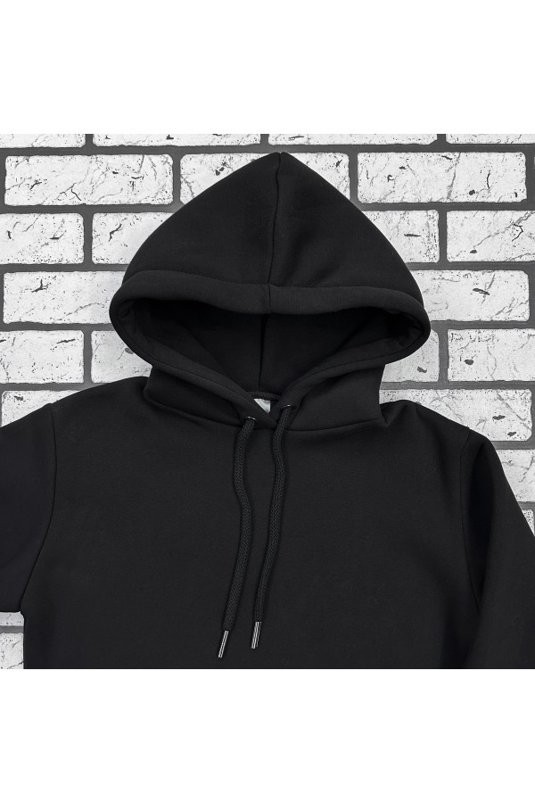 Premium Hoodie Woman Женская Худи с капюшоном премиум черная 360гр/м.кв 13 Женская Худи с капюшоном премиум черная 360гр/м.кв Магазин Толстовок Premium Hoodie Woman