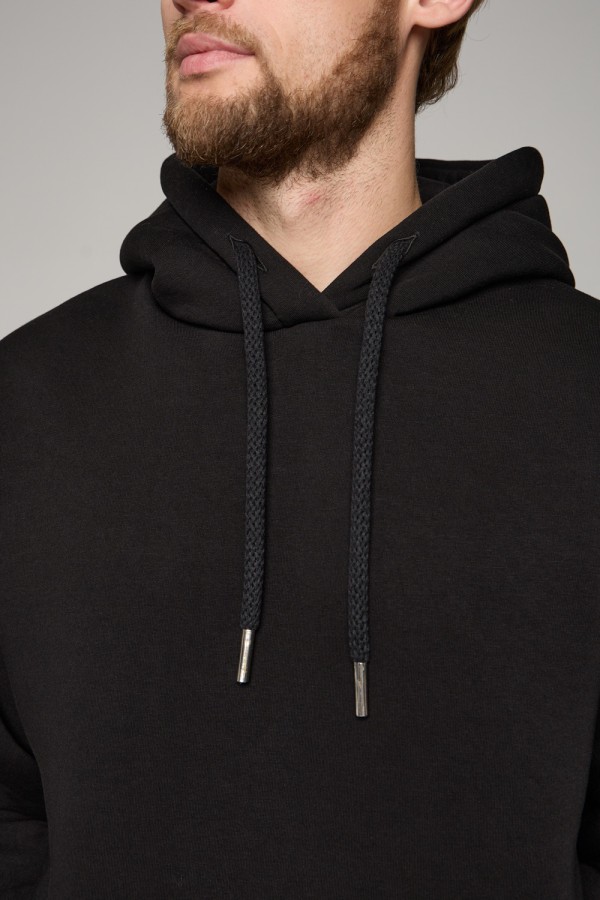 Все худи толстовки свитшоты больших размеров Мужская худи черная с капюшоном премиум качества 360гр/м.кв 13 Мужская худи черная с капюшоном премиум качества 360гр/м.кв Магазин Толстовок Все худи толстовки свитшоты больших размеров