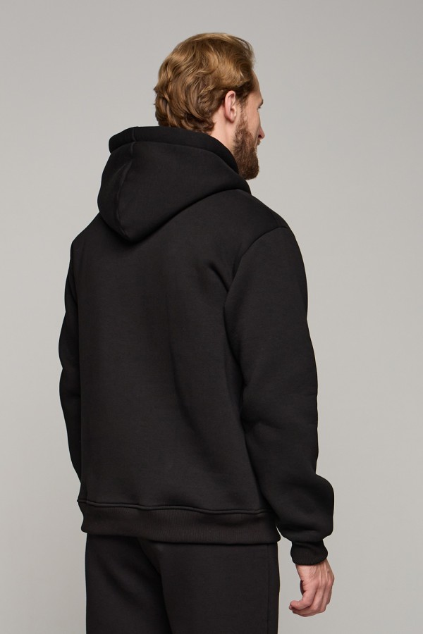 Все худи толстовки свитшоты больших размеров Мужская худи черная с капюшоном премиум качества 360гр/м.кв 4 Мужская худи черная с капюшоном премиум качества 360гр/м.кв Магазин Толстовок Все худи толстовки свитшоты больших размеров