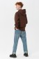 Мужская худи коричневая с капюшоном премиум качества утепленная 330 гр/м.кв   Магазин Толстовок Premium Hoodie Man
