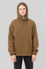  Premium Hoodie caramel beige unisex man M-48-Unisex-(Мужской)    Мужская худи с капюшоном премиум цвет карамель 340гр/м.кв 