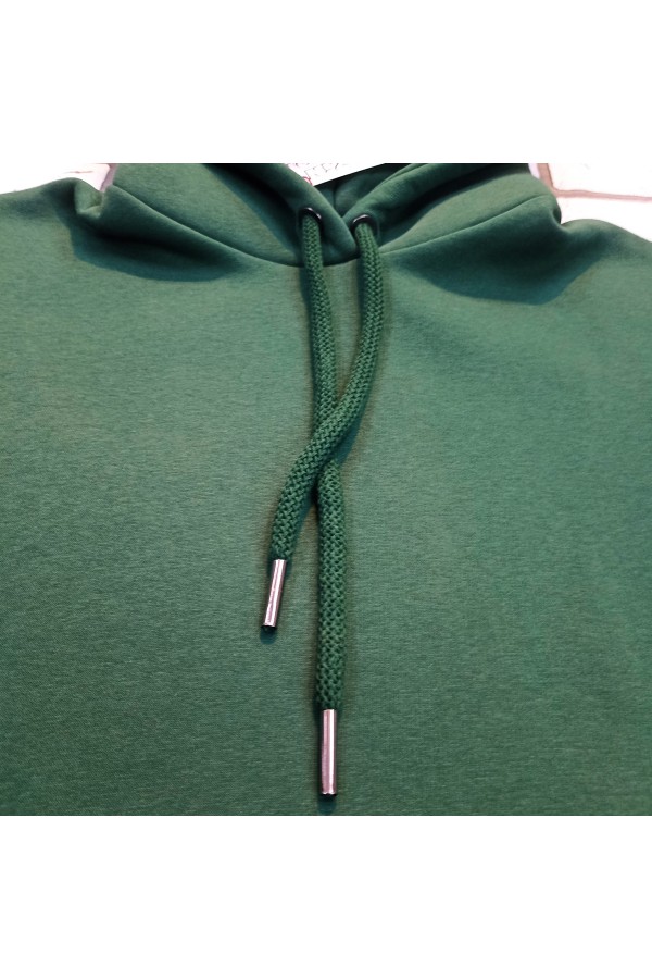 Женская худи с капюшоном премиум качества темно-зеленая 340гр/м.кв   Магазин Толстовок Premium Hoodie Woman